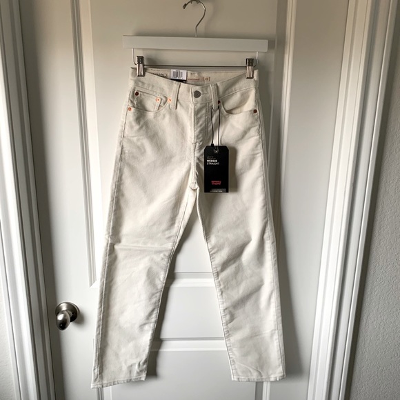 Levi’s wedgie straight high rise jean - tofu white - Picture 8 of 11